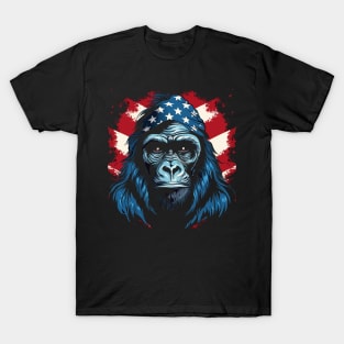 Patriotic Gorilla T-Shirt